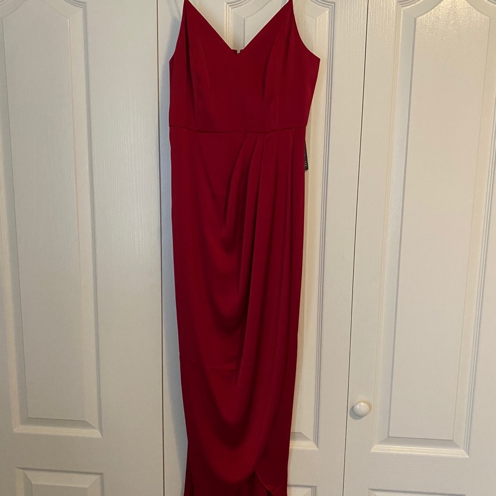Red express dress, size 4, tags still on